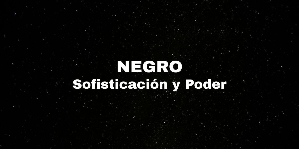 Color negro en psicología del consumidor asociado a lujo, exclusividad y posicionamiento premium